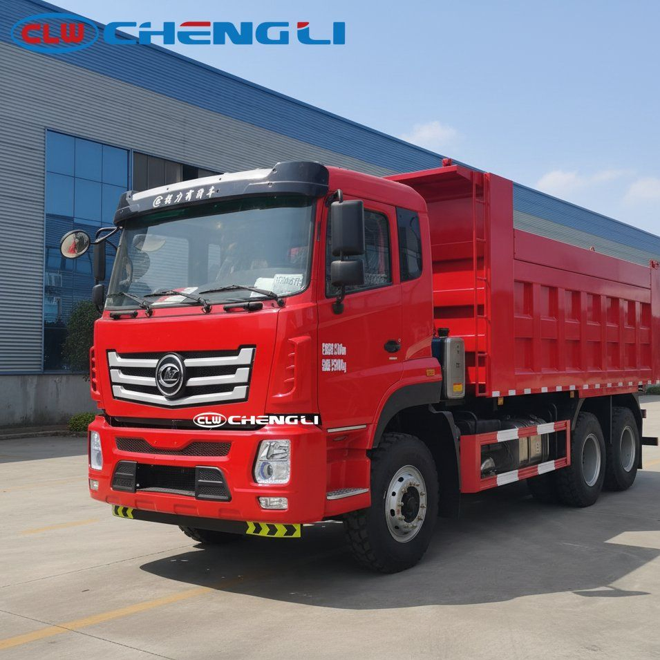 Camión volquete CLW 6×4 con carga útil indicada de 26.805 kg, imagen 4