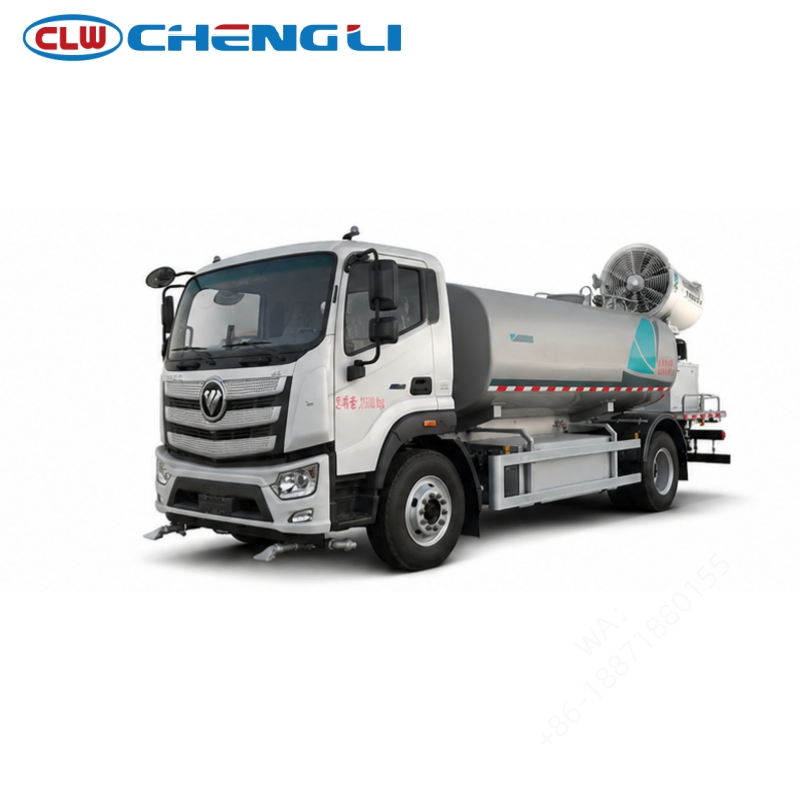 Camión regador eléctrico Foton 4×2 de 13 m³ para control de polvo, imagen 3
