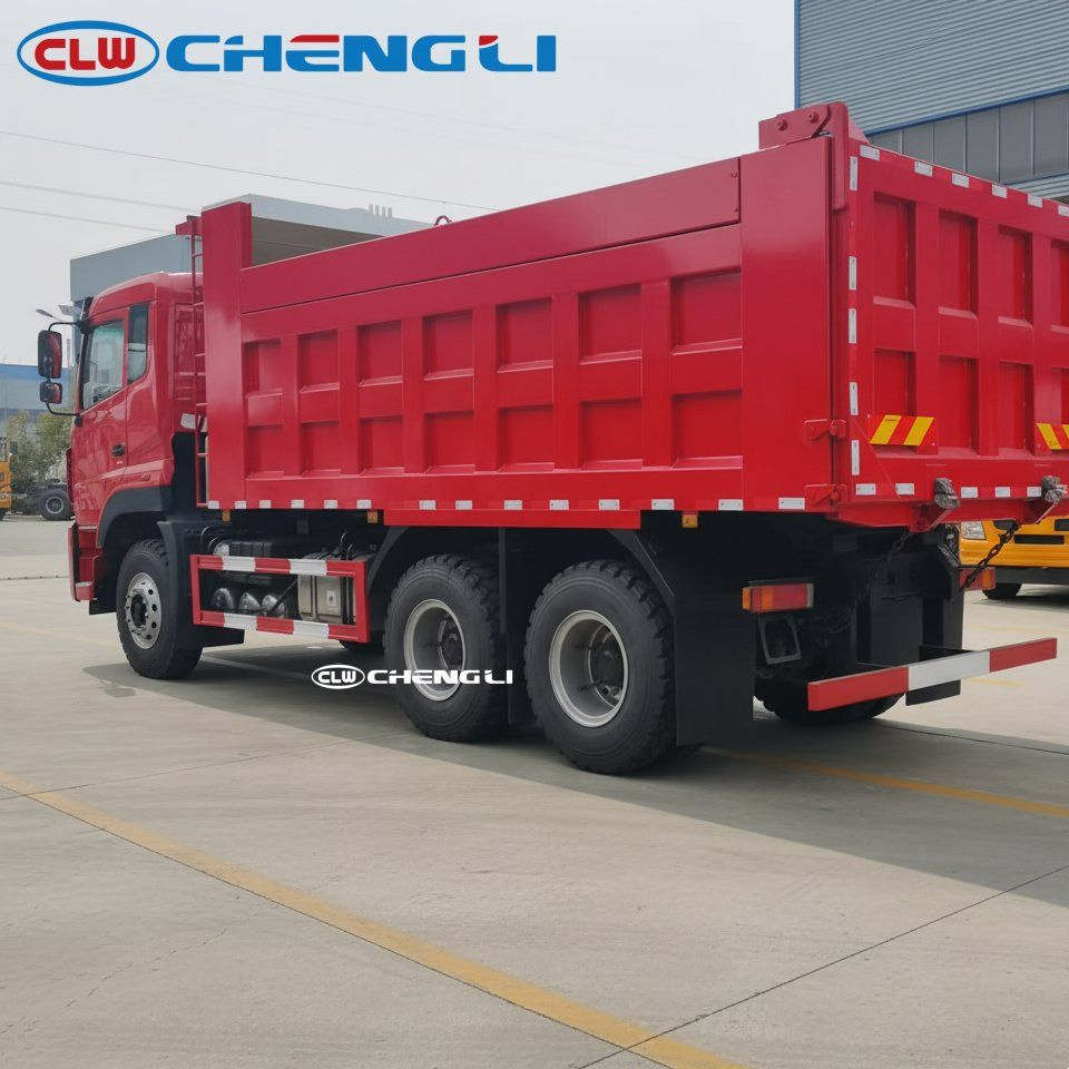 Camión volquete CLW 6×4 con carga útil indicada de 26.805 kg, imagen 5