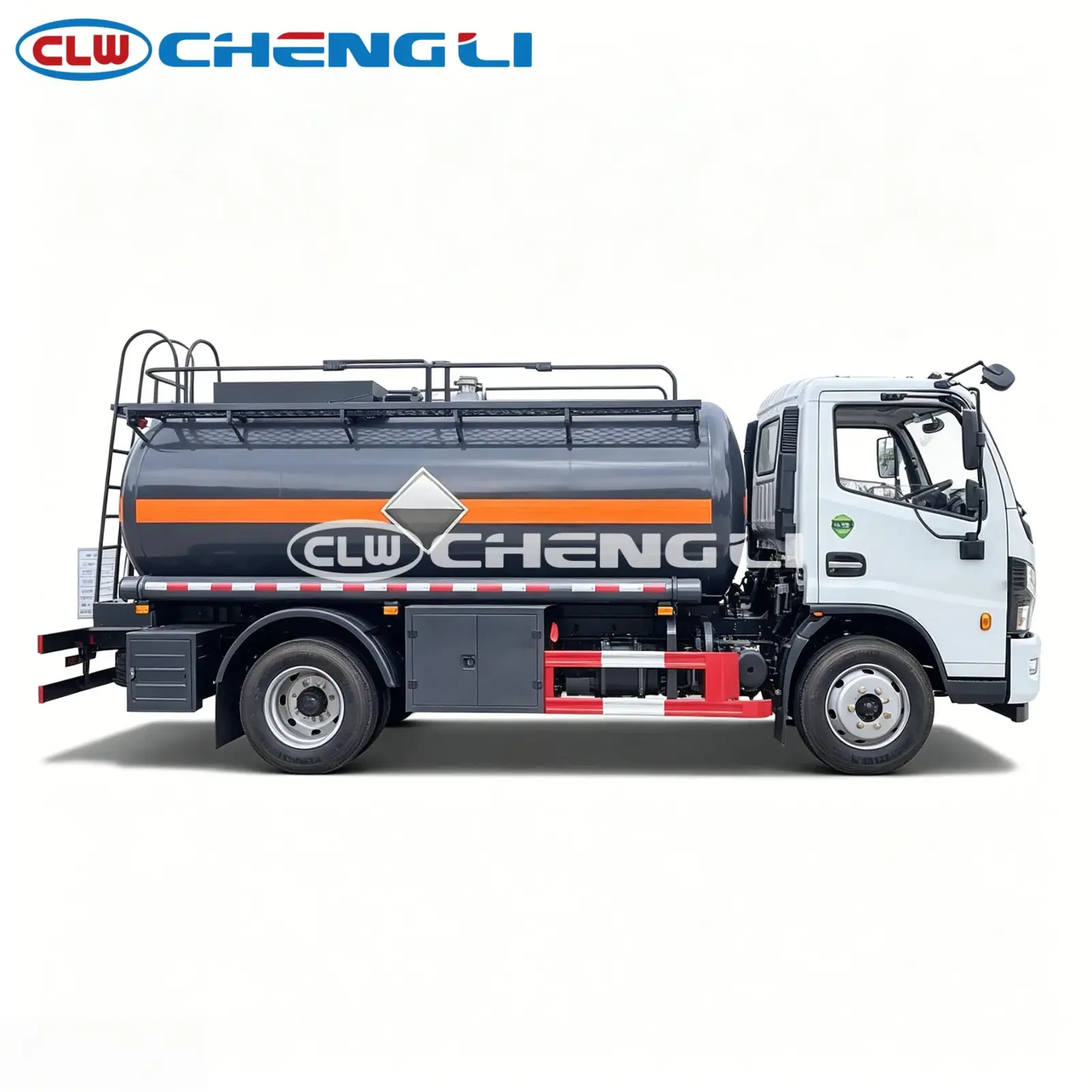 Camión cisterna químico Dongfeng 4×2 de 6,7 m³, vista 5