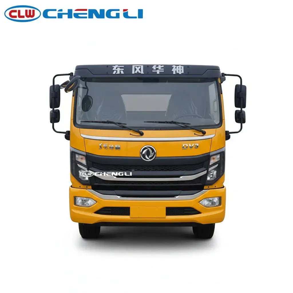 Imprimador de asfalto Dongfeng Vasol 4×2 de 6.300 L, vista frontal