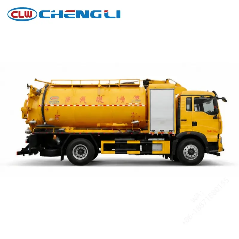 Camión hidrojet CL 51GQ 6×4 con succión, vista 4