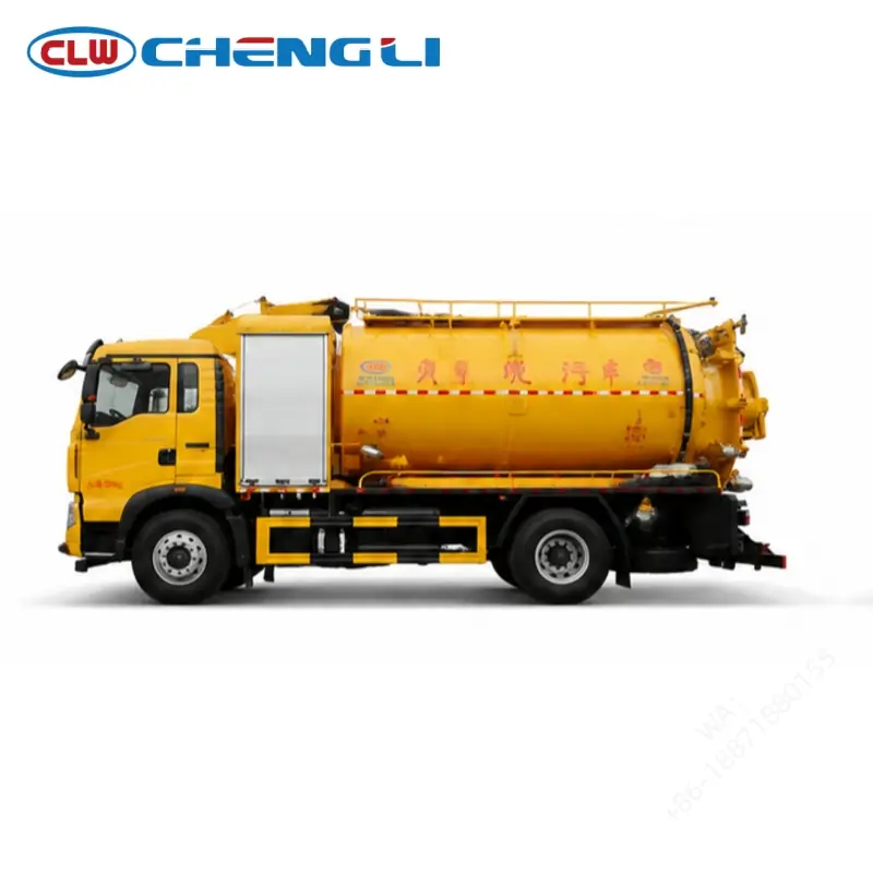 Camión hidrojet CL 51GQ 6×4 con succión, vista 3