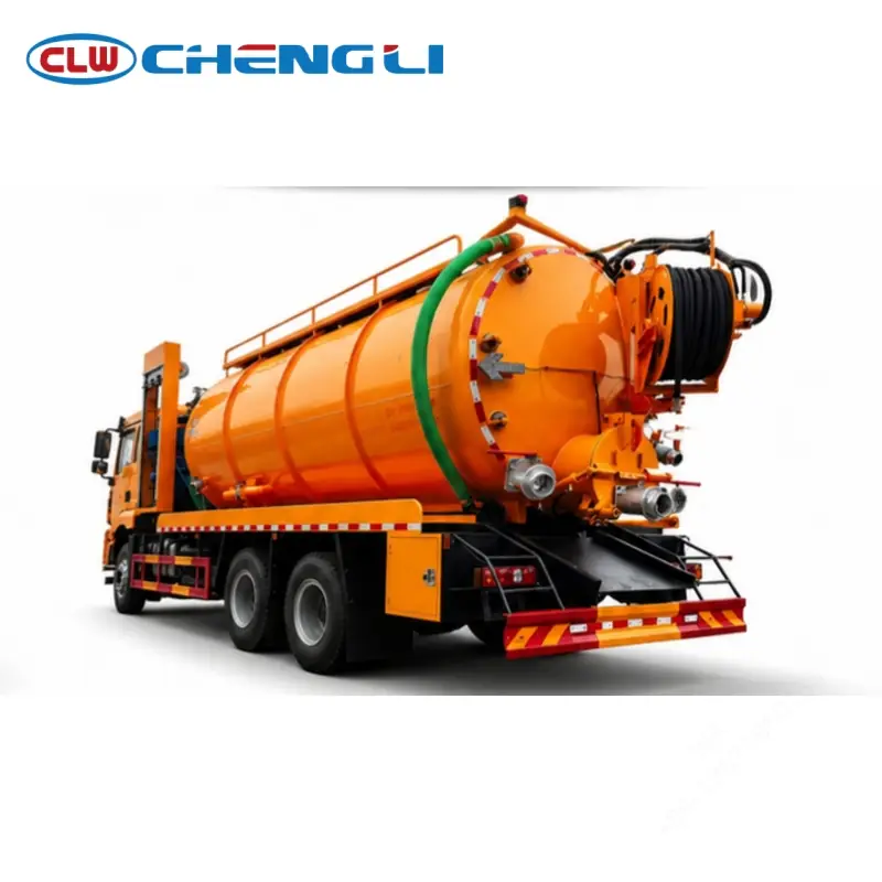 Camión hidrojet CL 12 GQ 8×4 con succión, vista 4