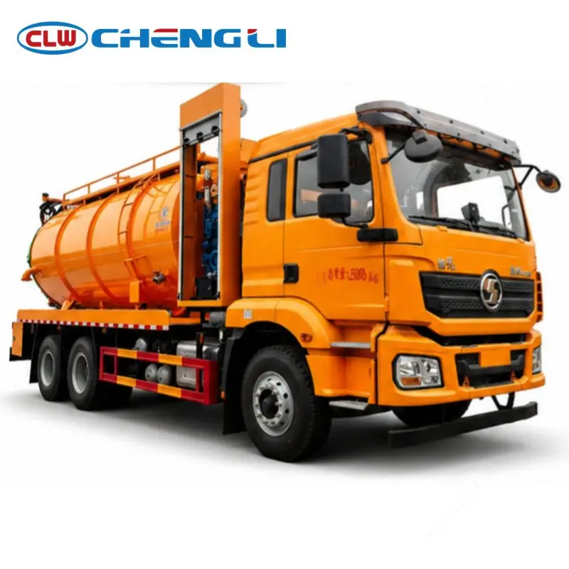 Camión hidrojet CL 12 GQ 8×4 con succión, vista 3