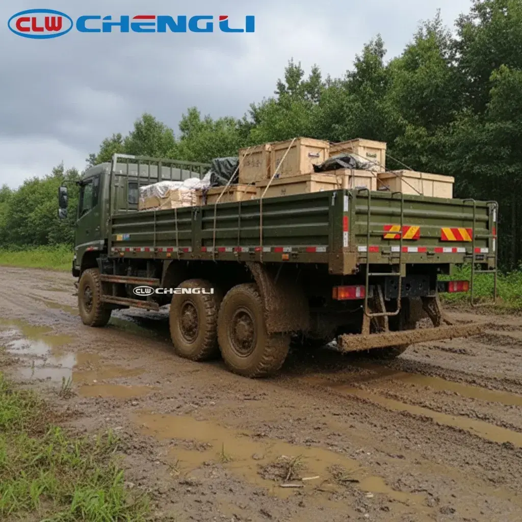Camión de carga todoterreno Dongfeng 6×6 de 12,2 t, vista 2