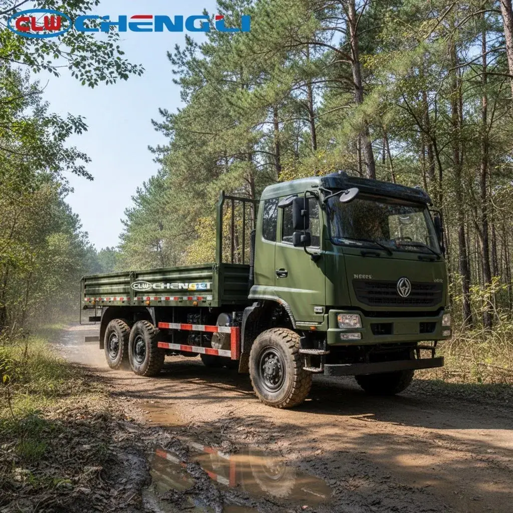 Camión de carga todoterreno Dongfeng 6×6 de 12,2 t, vista 5