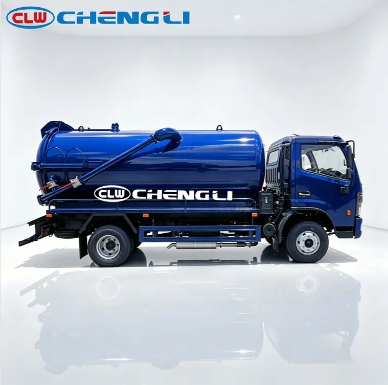 Camión succionador Dongfeng 4×2 de 8 m³ nominales, vista 3