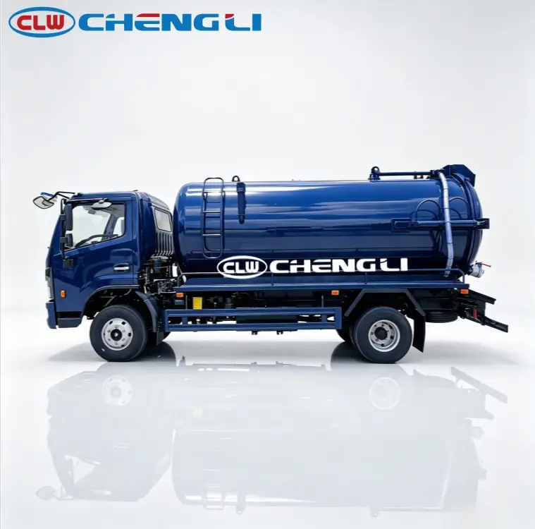 Camión succionador Dongfeng 4×2 de 8 m³ nominales, vista 4