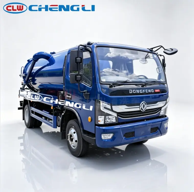 Camión succionador Dongfeng 4×2 de 8 m³ nominales