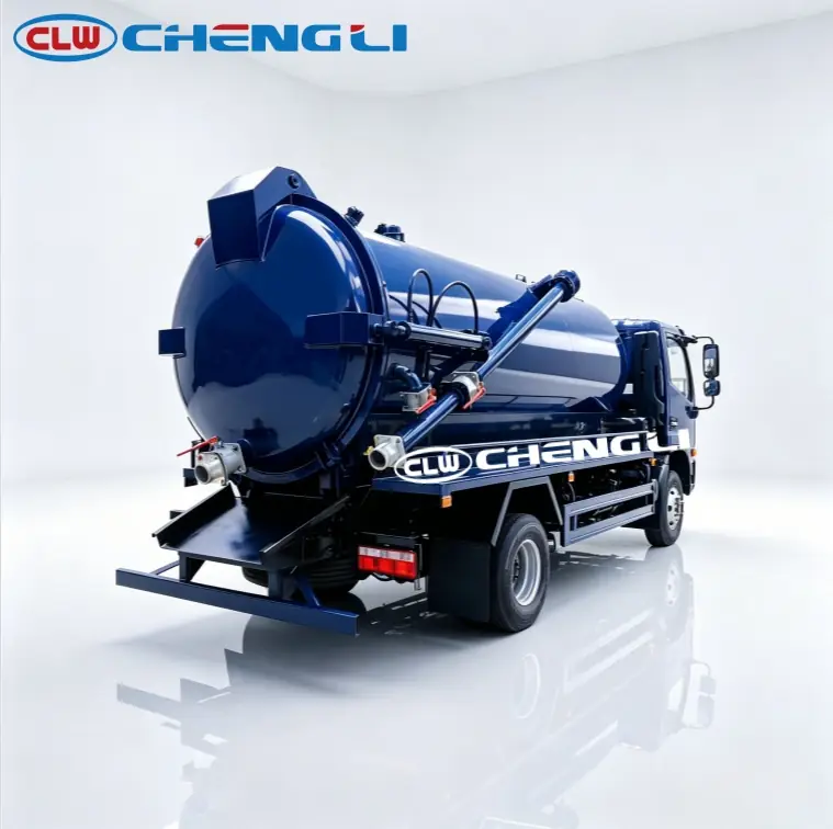Camión succionador Dongfeng 4×2 de 8 m³ nominales, vista 5