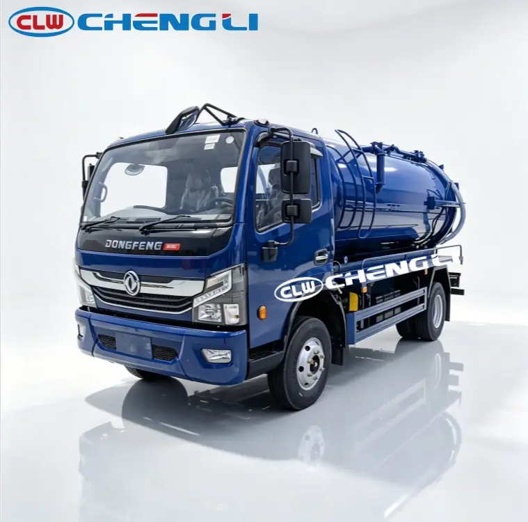 Camión succionador Dongfeng 4×2 de 8 m³ nominales, vista 2