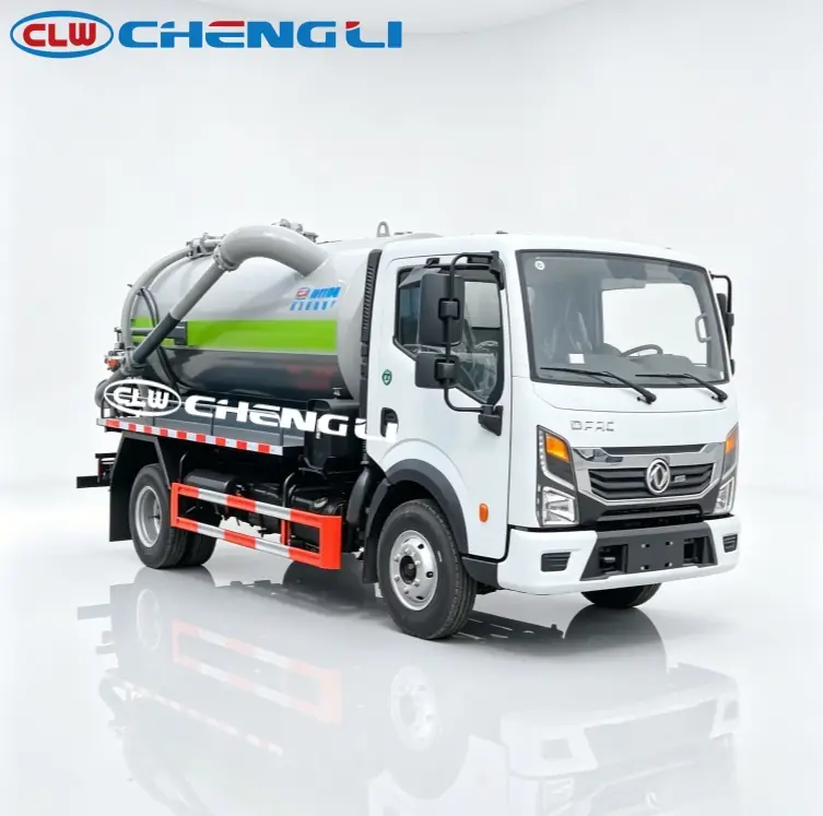 Camión succionador Dongfeng 4×2 de 5 m³ nominales