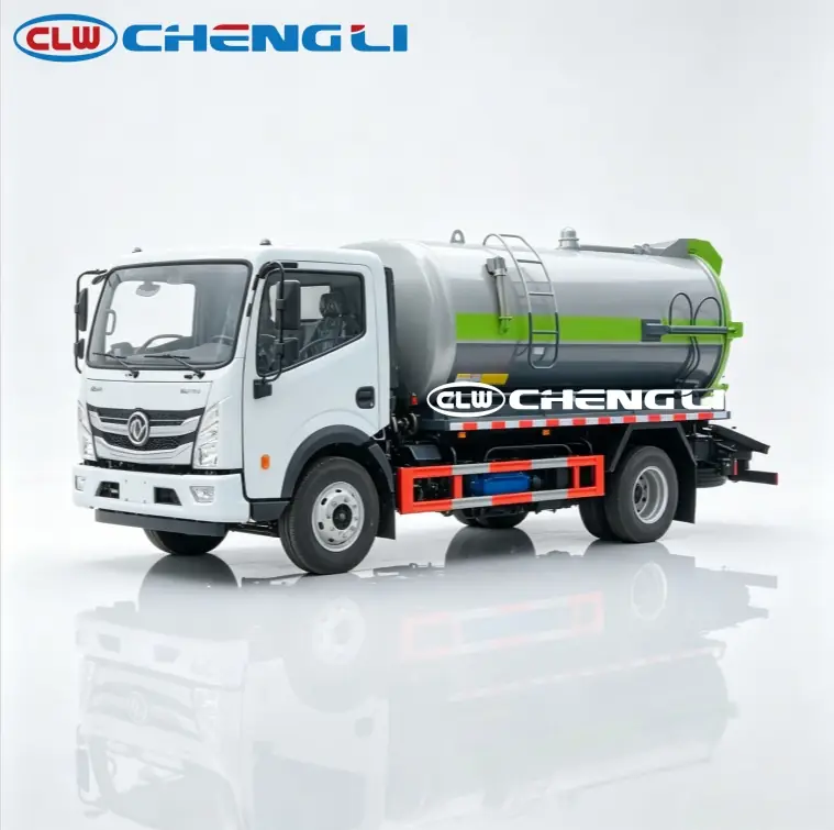 Camión succionador Dongfeng 4×2 de 5 m³ nominales, vista 2