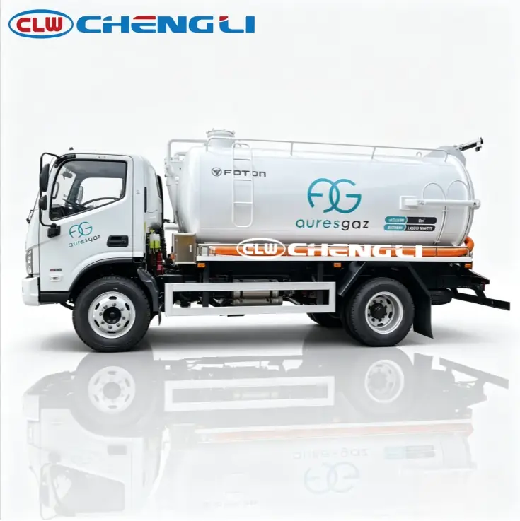 Camión succionador Foton 4×2 de 8 m³ nominales, vista 3