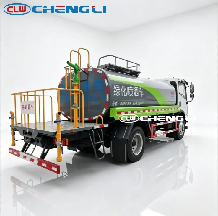 Camión regador Dongfeng de 9,28 m³ para control de polvo, imagen 6