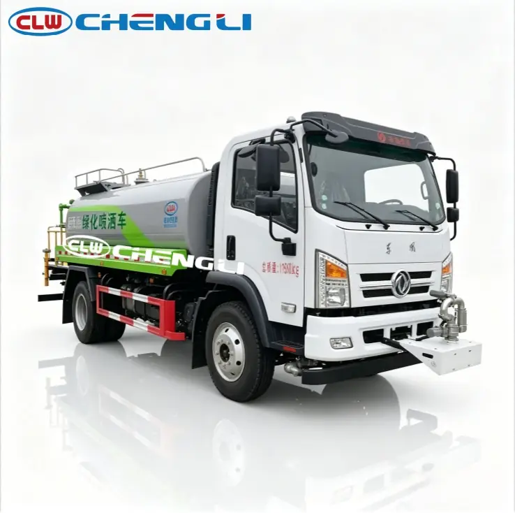 Camión regador Dongfeng de 9,28 m³ para control de polvo, imagen 4