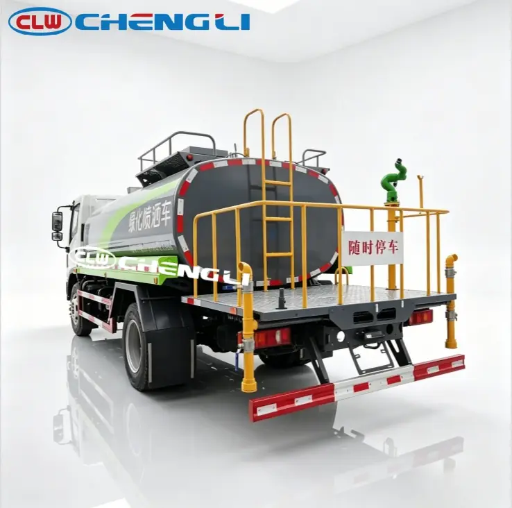 Camión regador Dongfeng de 9,28 m³ para control de polvo, imagen 5