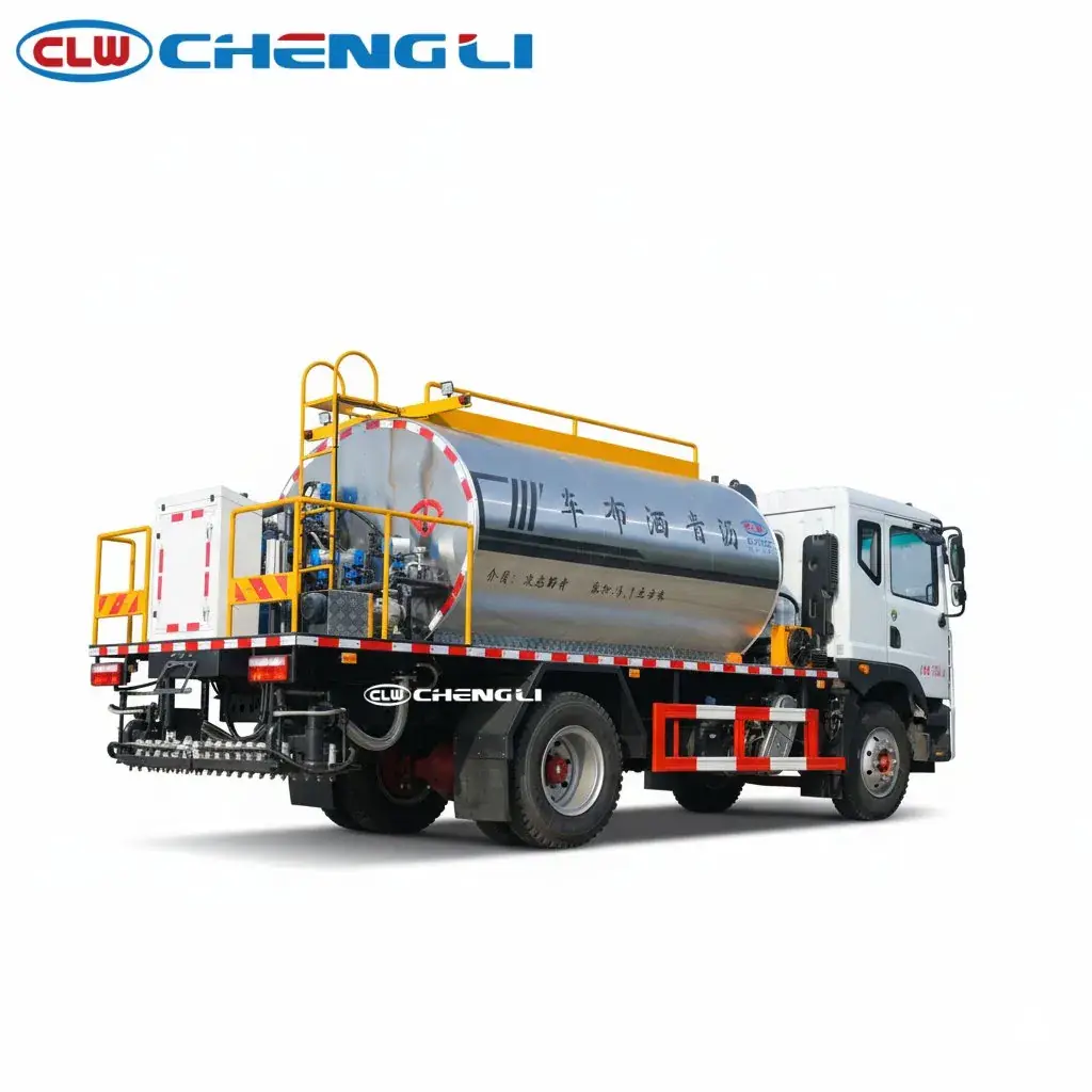 Imprimador de asfalto Dongfeng D9 de 10.000 a 12.000 L, imagen 5