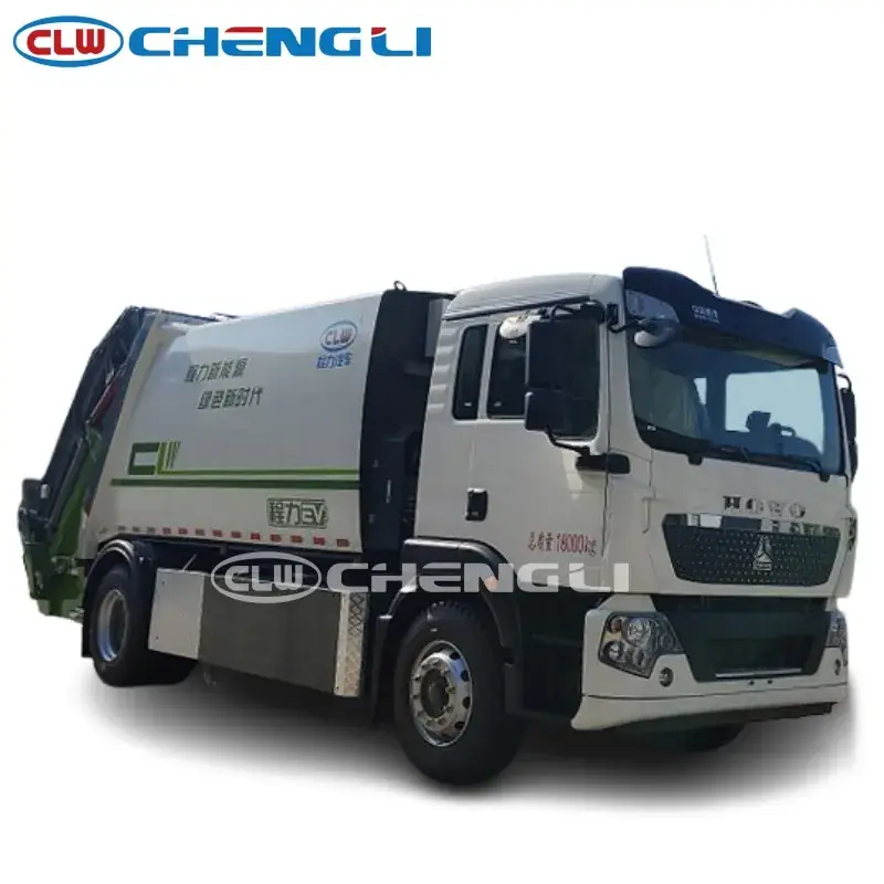 Camión compactador eléctrico HOWO de 13 m³, imagen 2