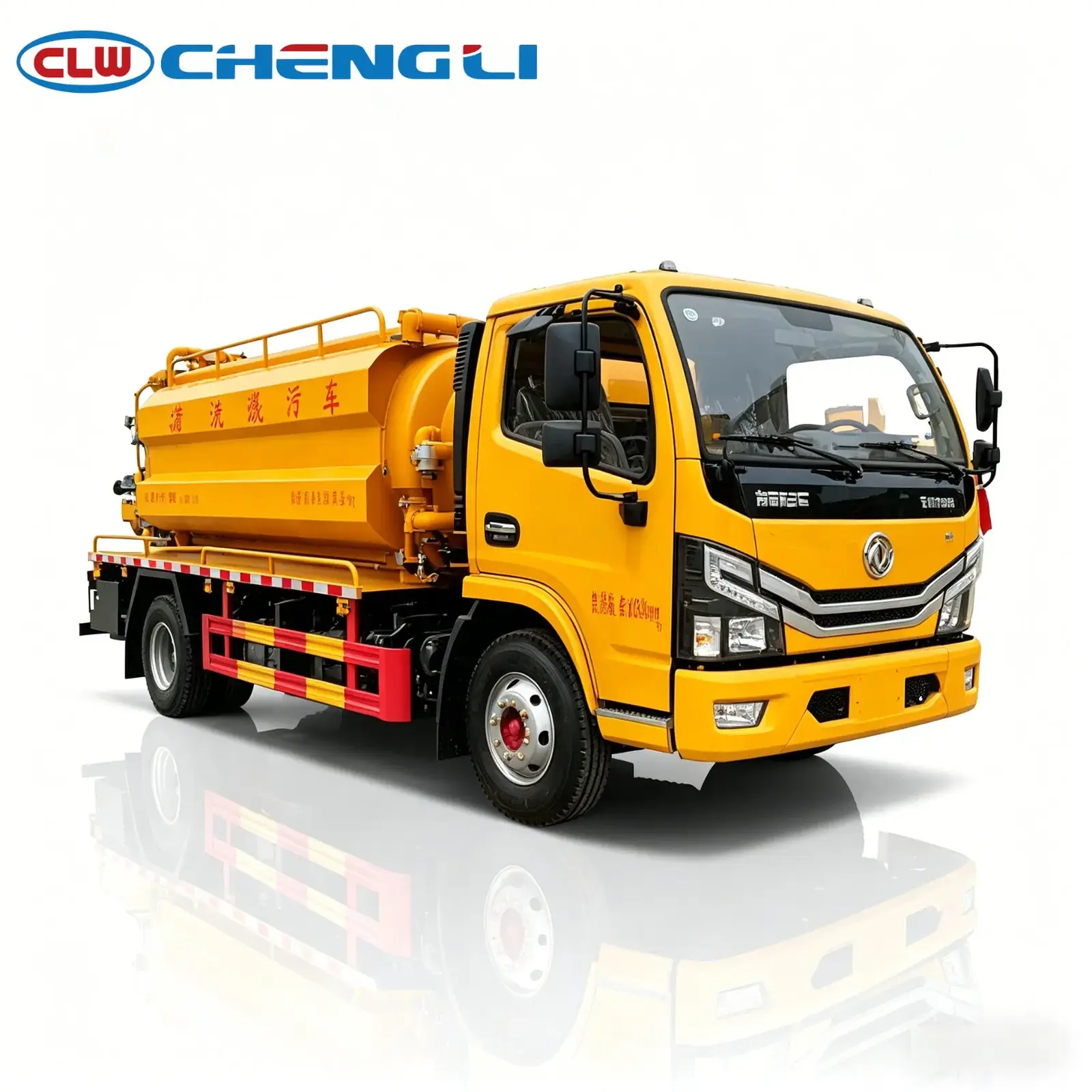 Camión hidrojet y succionador Dongfeng de 6 m³