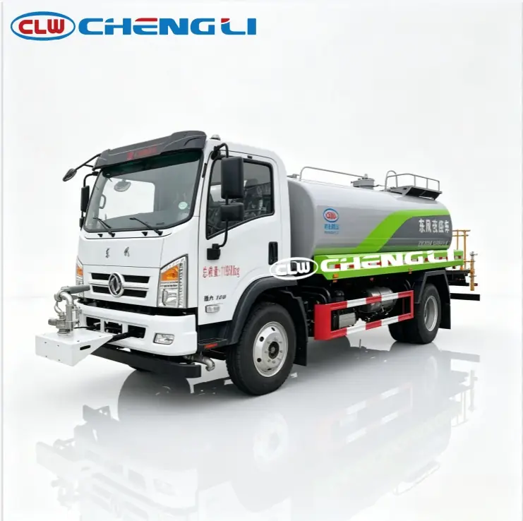 Camión regador Dongfeng de 9,28 m³ para control de polvo, imagen 3
